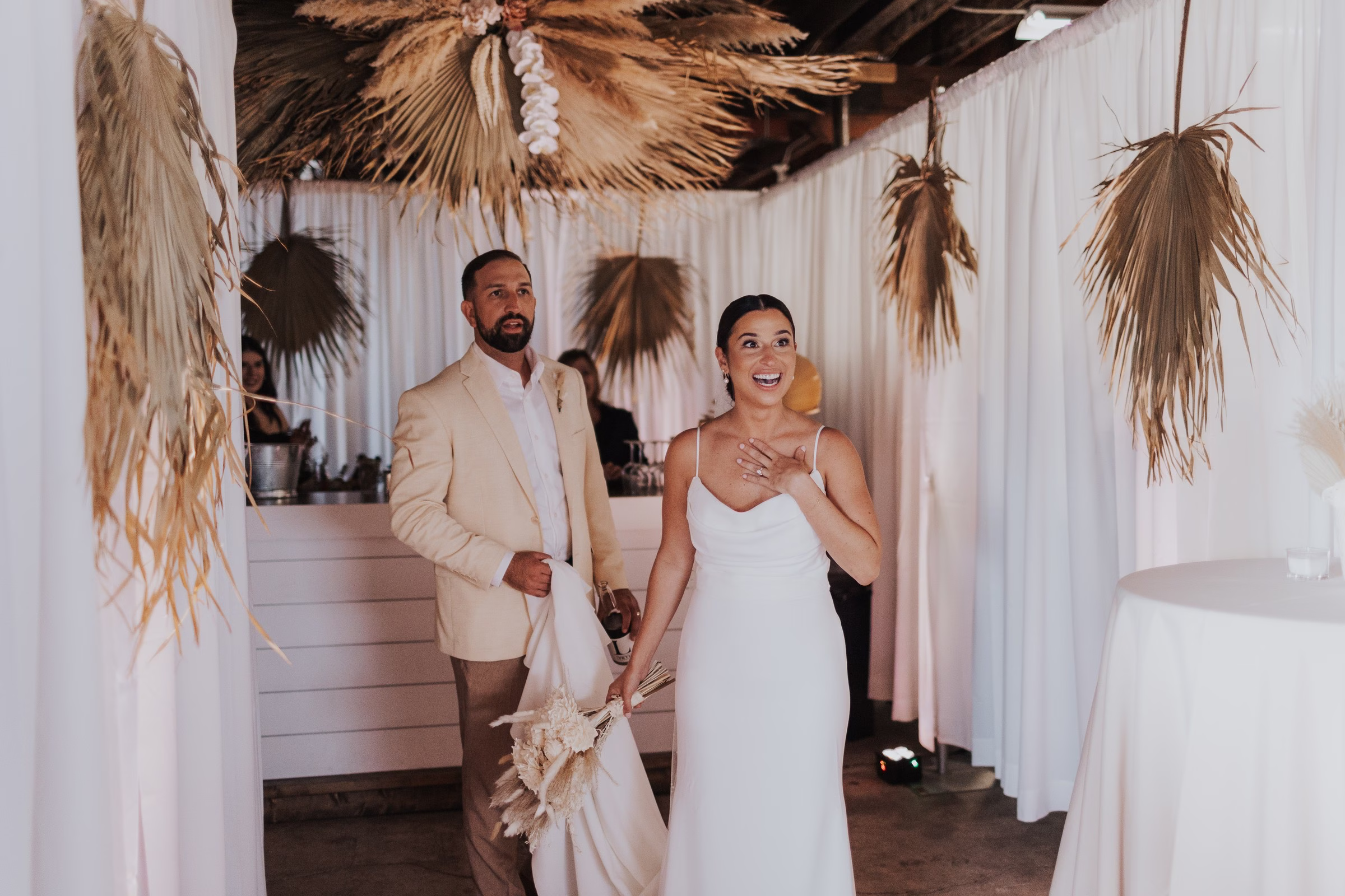 destination wedding design pampas grass decor erin mcdonald - Destination Event Design Pampas grass installation designed by Erin McDonald